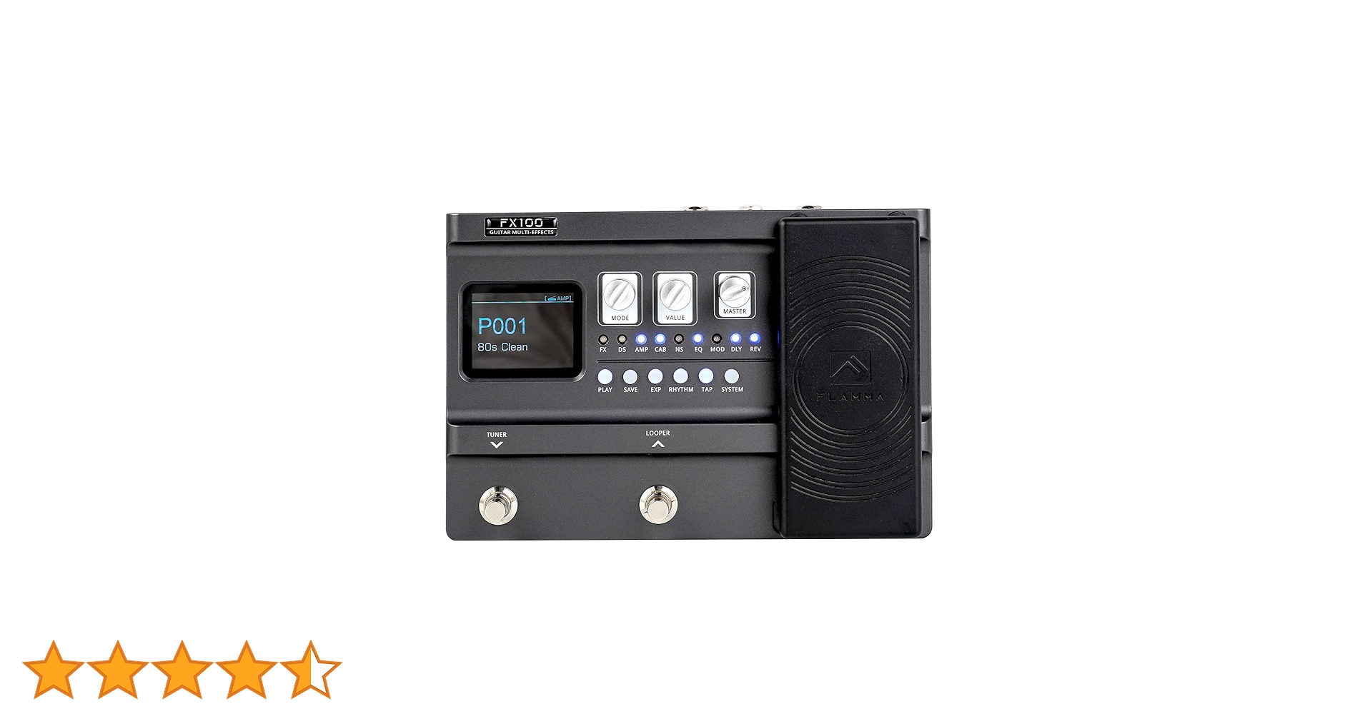 Amazon.co.jp: FLAMMA FX100 ギター マルチ-エフェクト ペダル 151